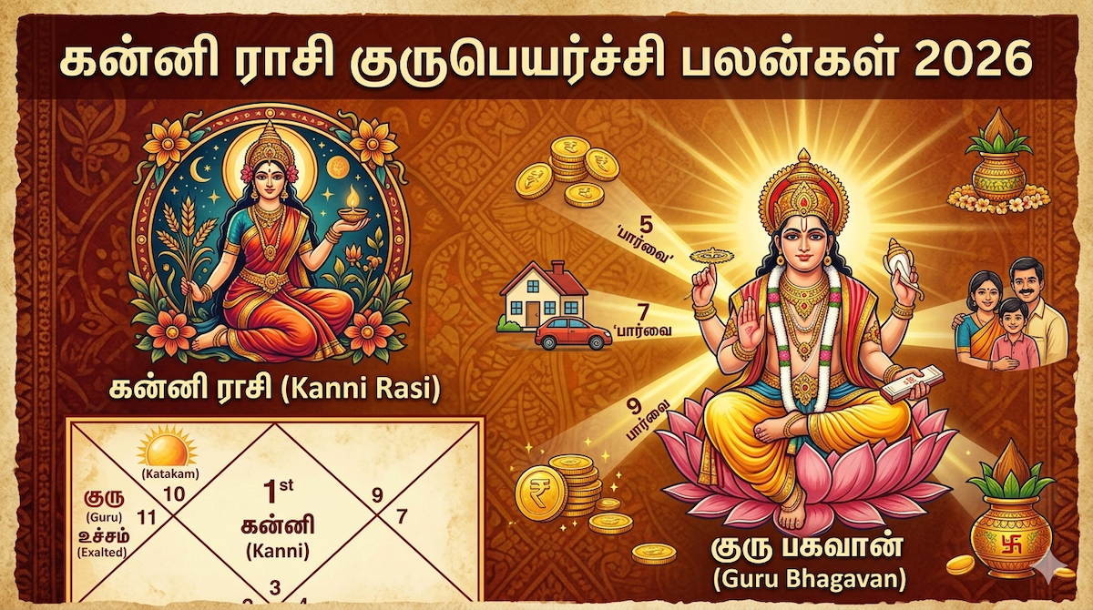 கன்னி ராசி குரு பெயர்ச்சி பலன்கள் 2026