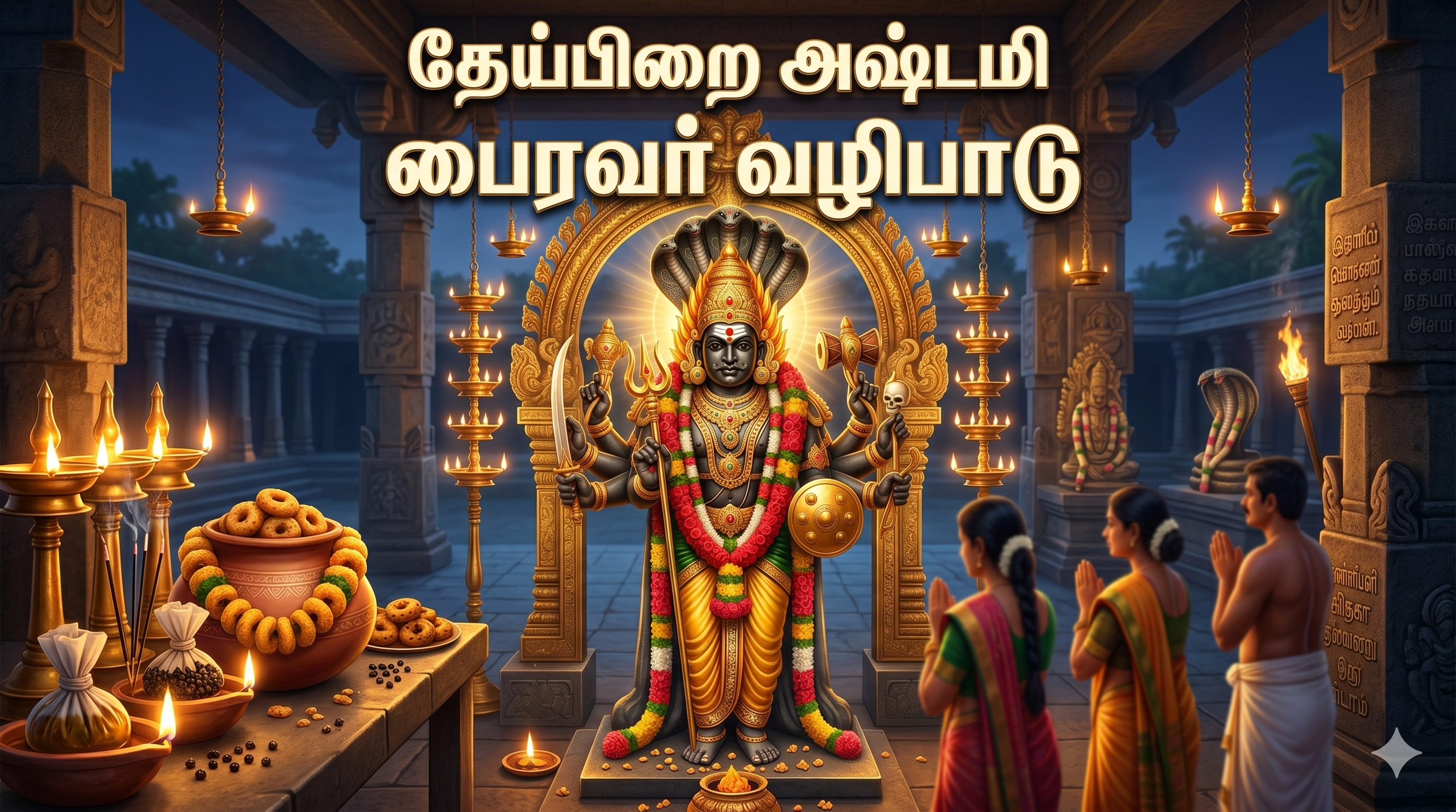 தேய்பிறை அஷ்டமி பைரவர் வழிபாடு