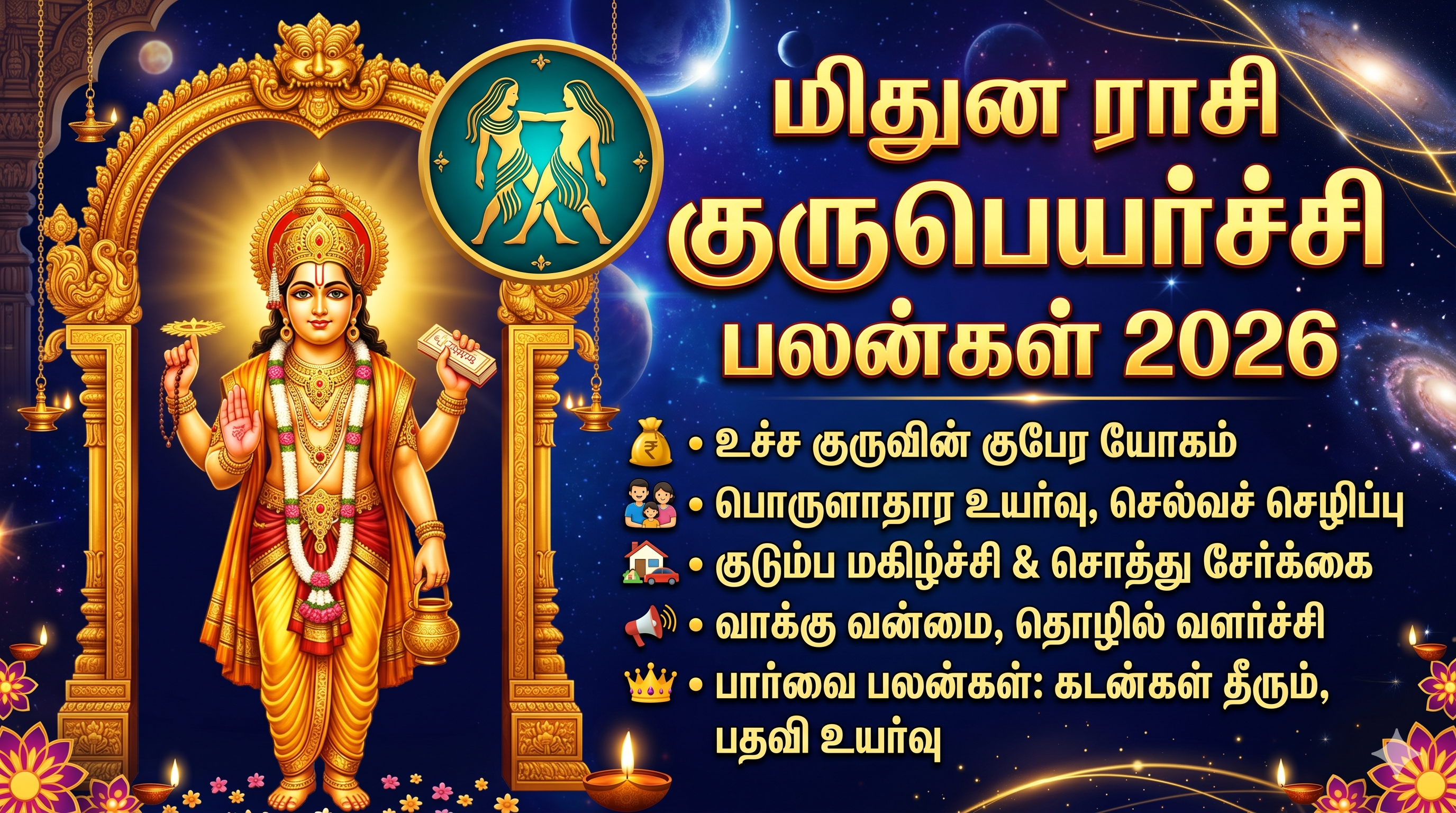 மிதுனம் ராசி குரு பெயர்ச்சி 2026