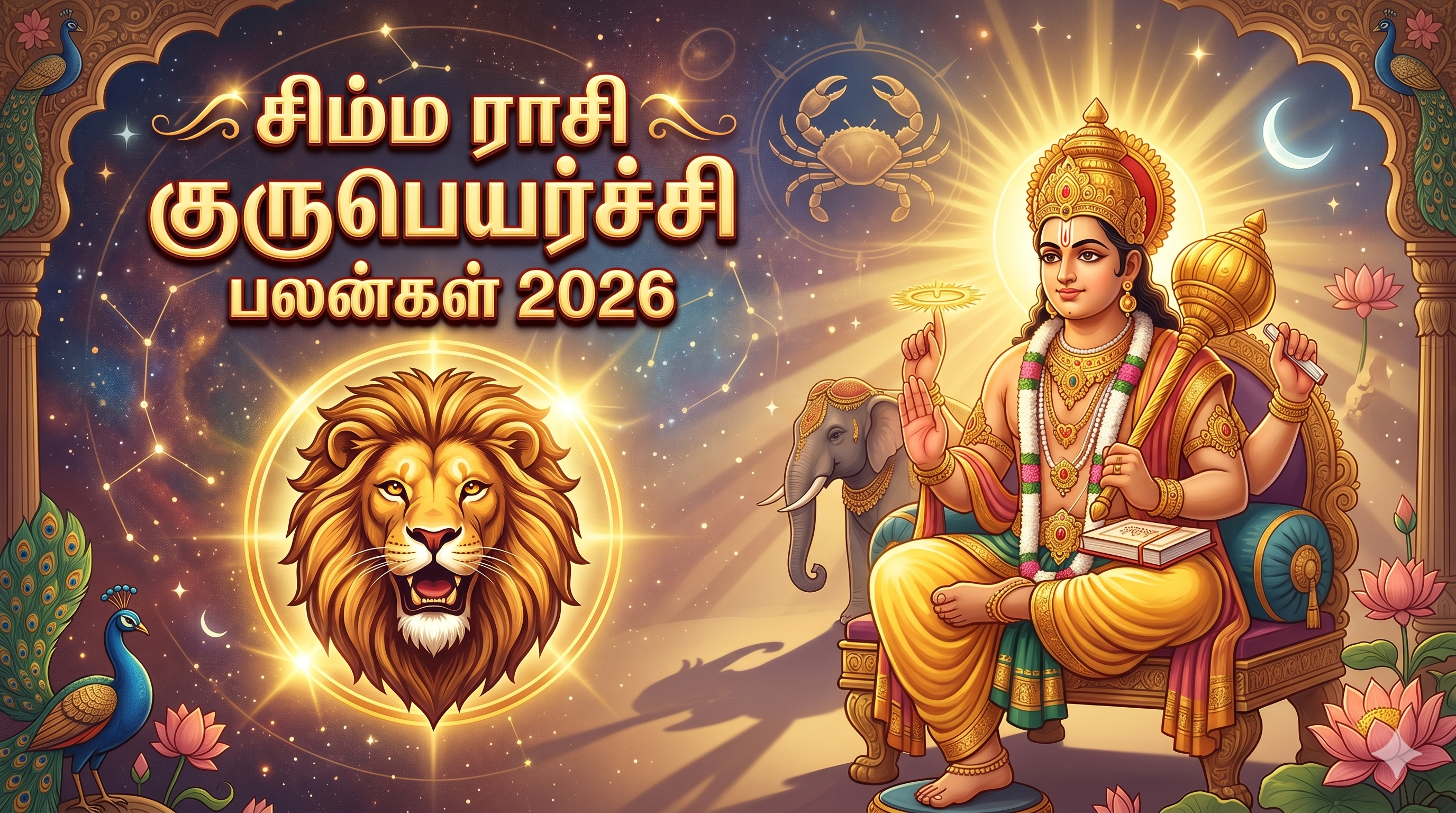 சிம்ம ராசி குரு பெயர்ச்சி 2026