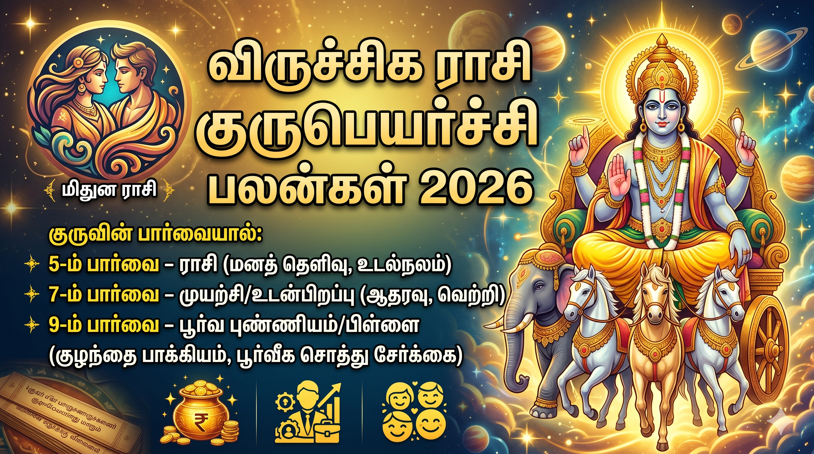 விருச்சிக ராசி குரு பெயர்ச்சி 2026